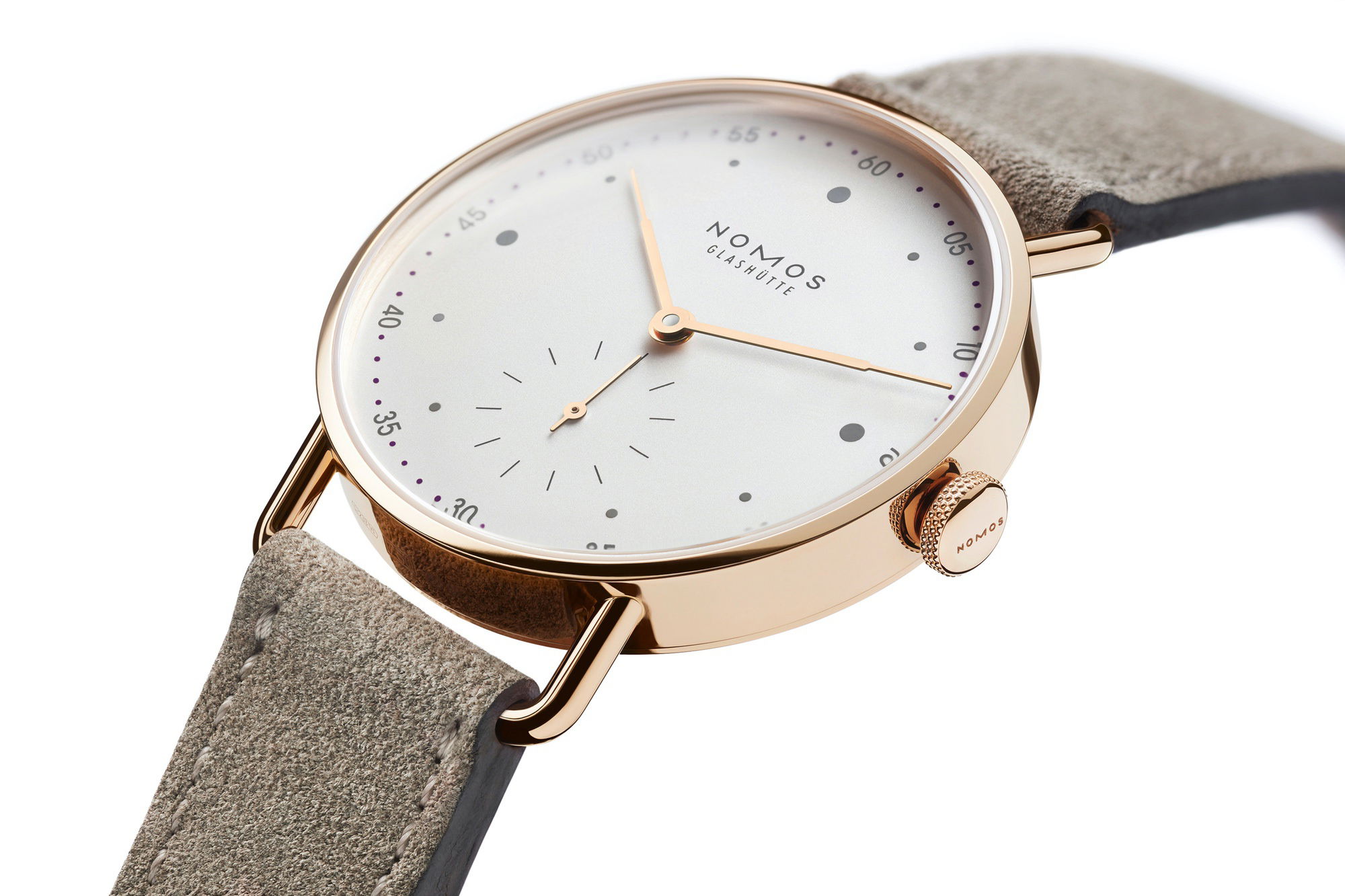Nomos Glashütte Metro rose gold 33 - View 3