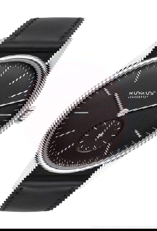 Nomos Glashütte Orion anthracite luxury timepiece - detailed view