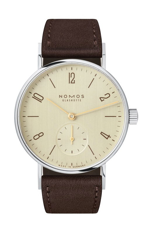 Nomos Glashütte Tangente 33 karat luxury timepiece - detailed view
