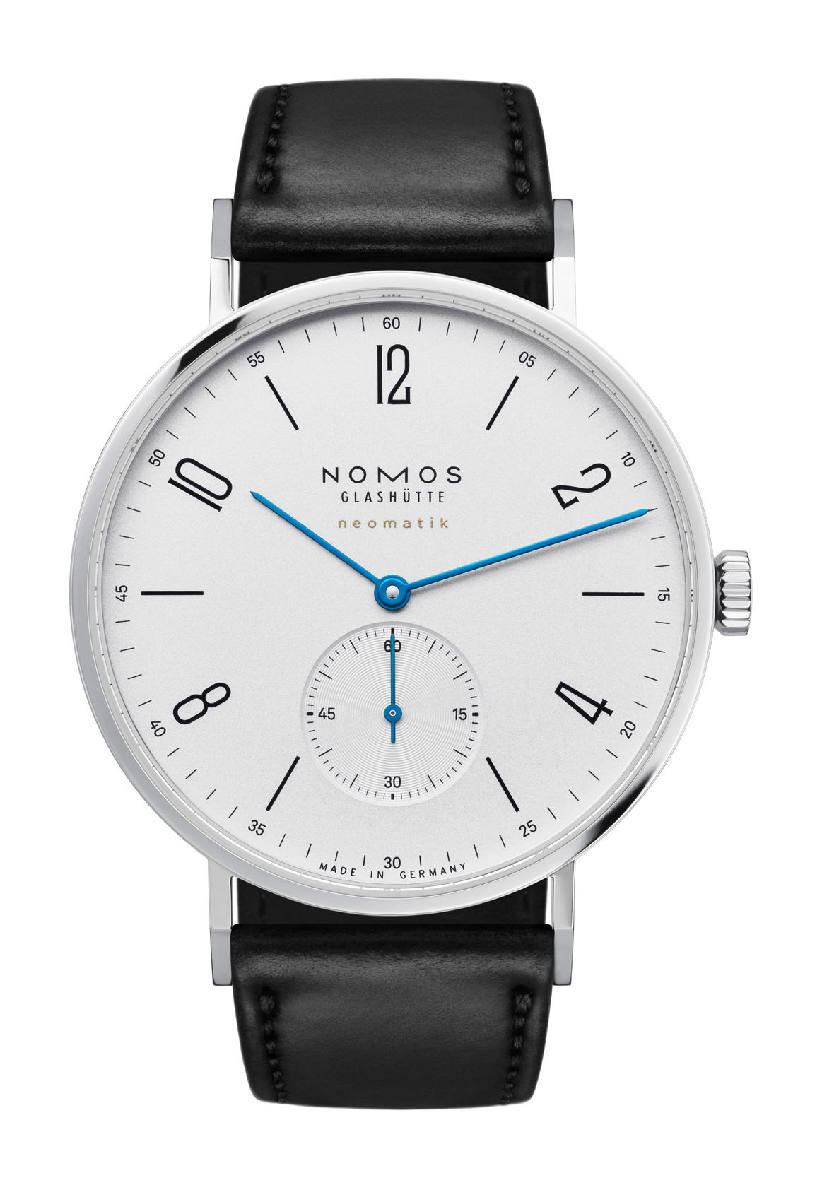Nomos Glashütte Tangente neomatik 39 luxury timepiece - detailed view