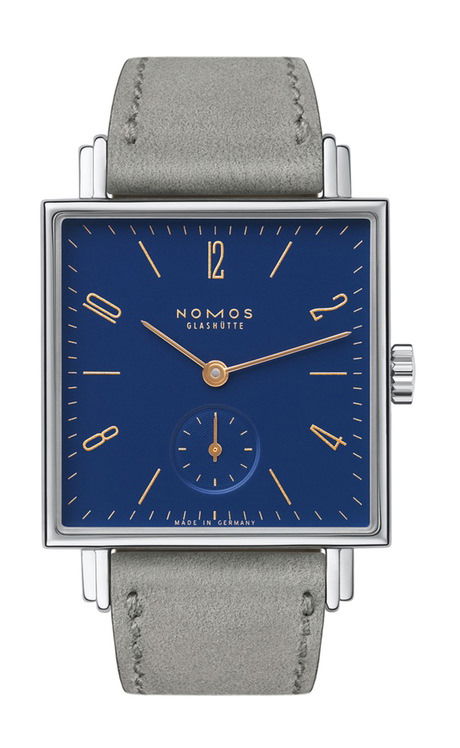Nomos Glashütte Tetra Nachtijall luxury timepiece - detailed view