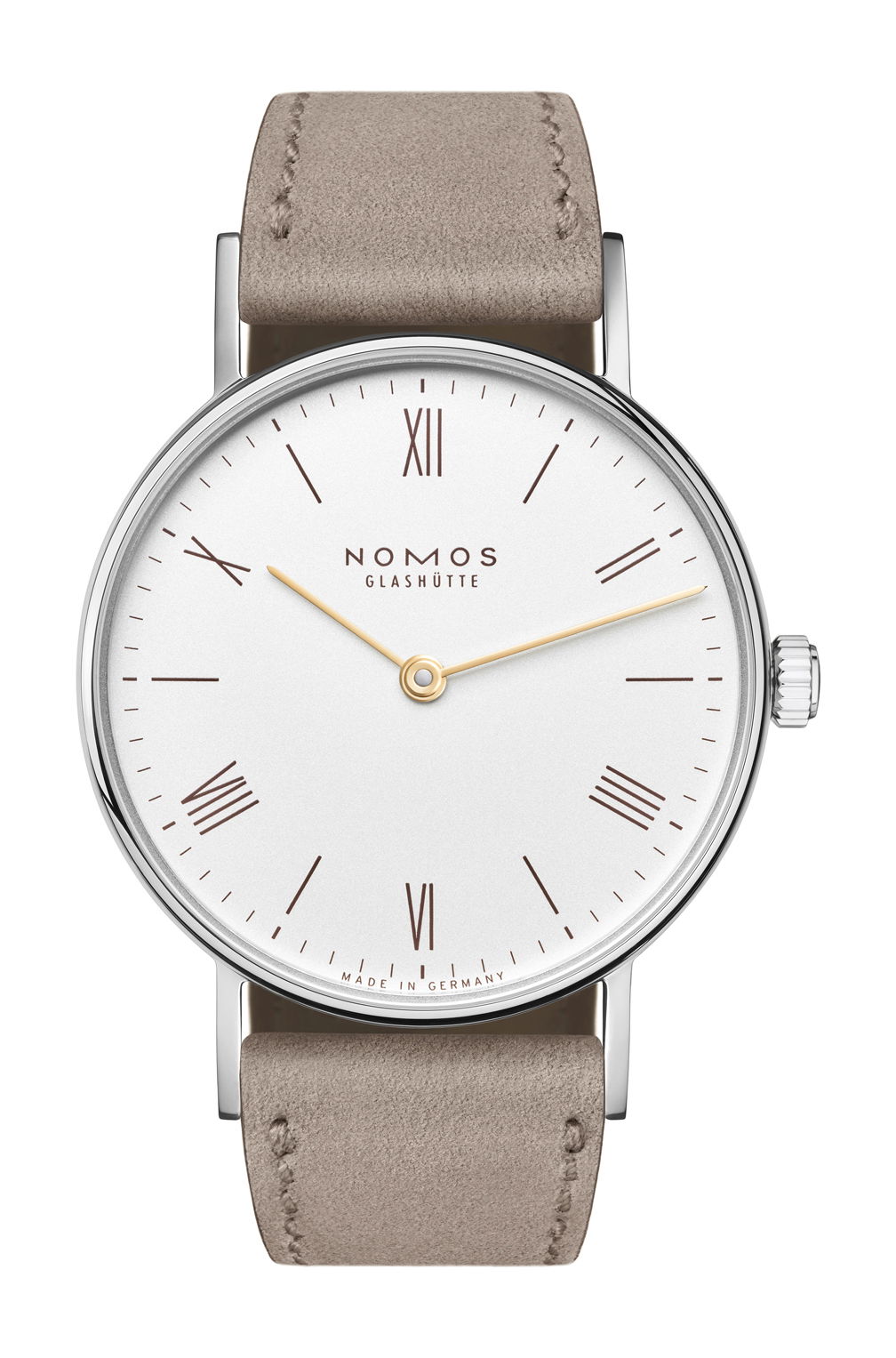 Nomos Glashütte Ludwig 33 duo luxury timepiece - detailed view