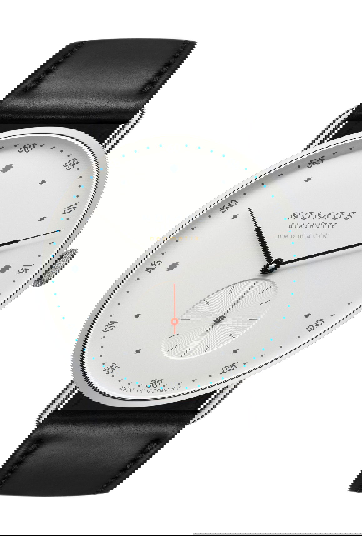 Nomos Glashütte Metro neomatik 39 luxury timepiece - detailed view
