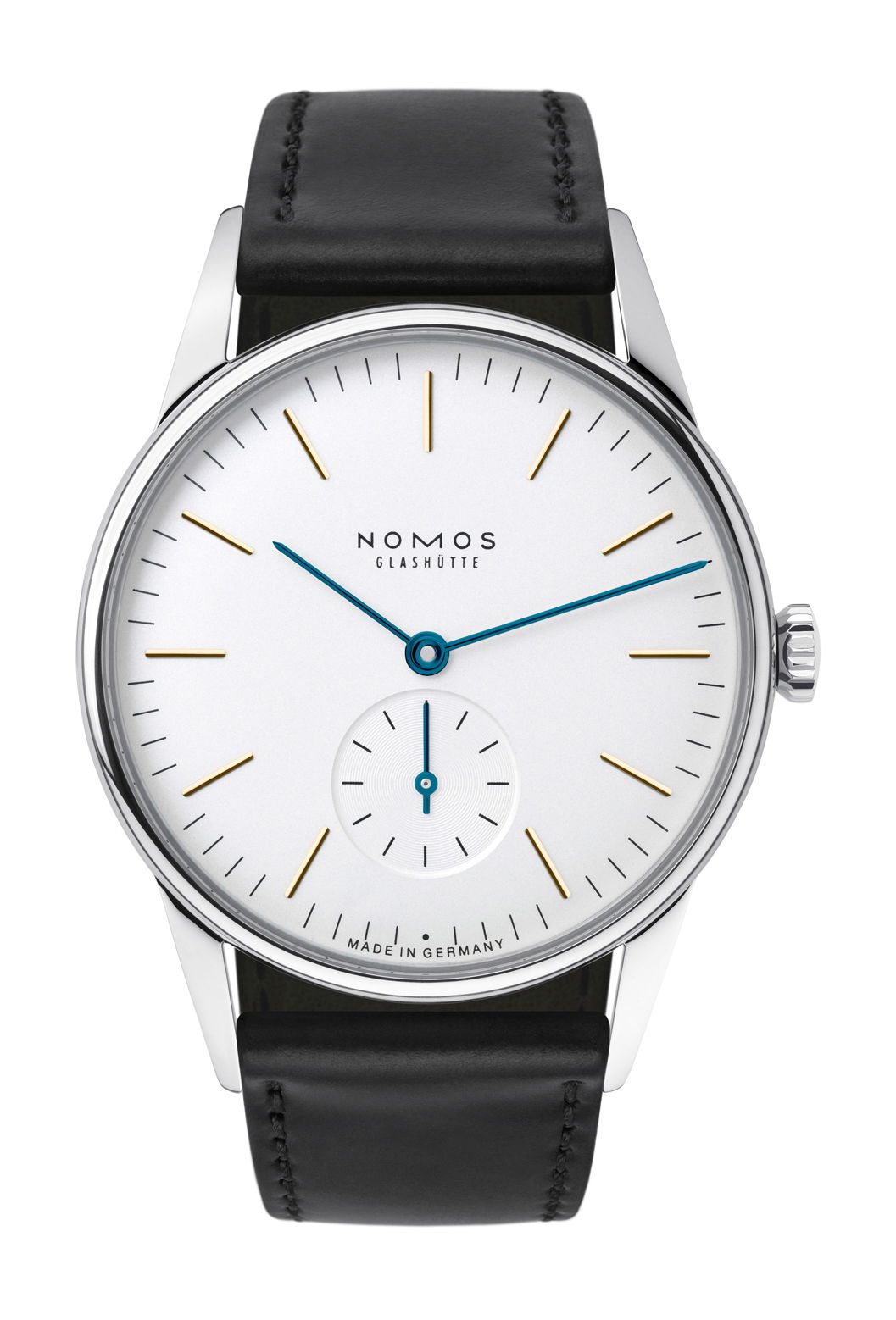 Nomos Glashütte Orion luxury timepiece - detailed view