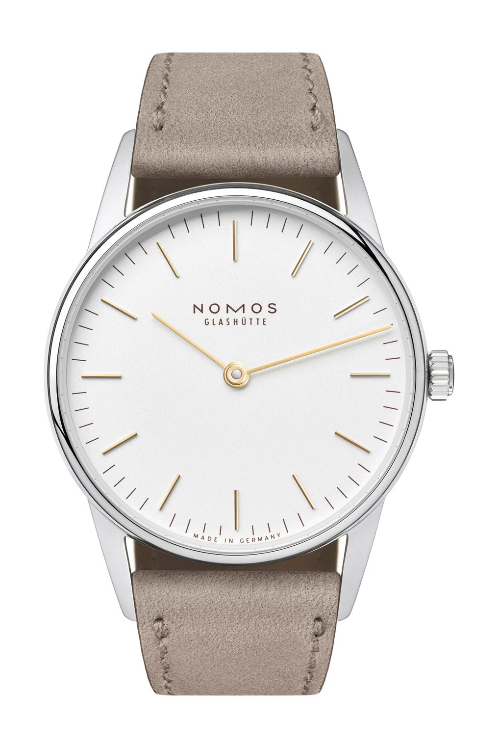Nomos Glashütte Orion 33 Duo luxury timepiece - detailed view