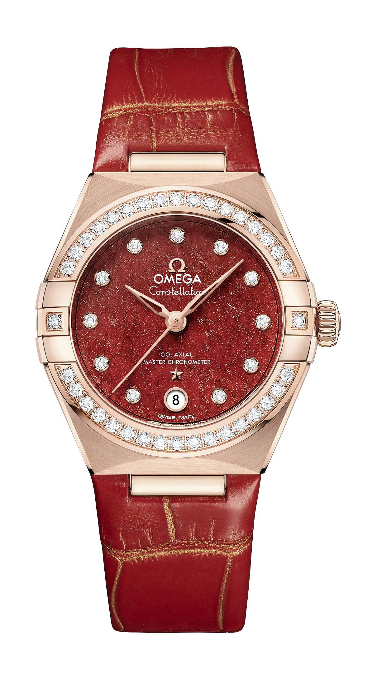 Omega Constellation luxury timepiece - detailed view