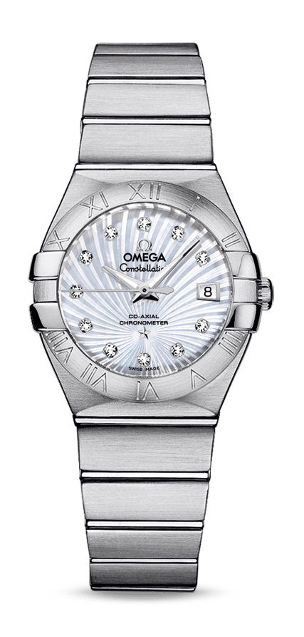 Omega Constellation luxury timepiece - detailed view