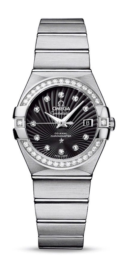 Omega Constellation luxury timepiece - detailed view