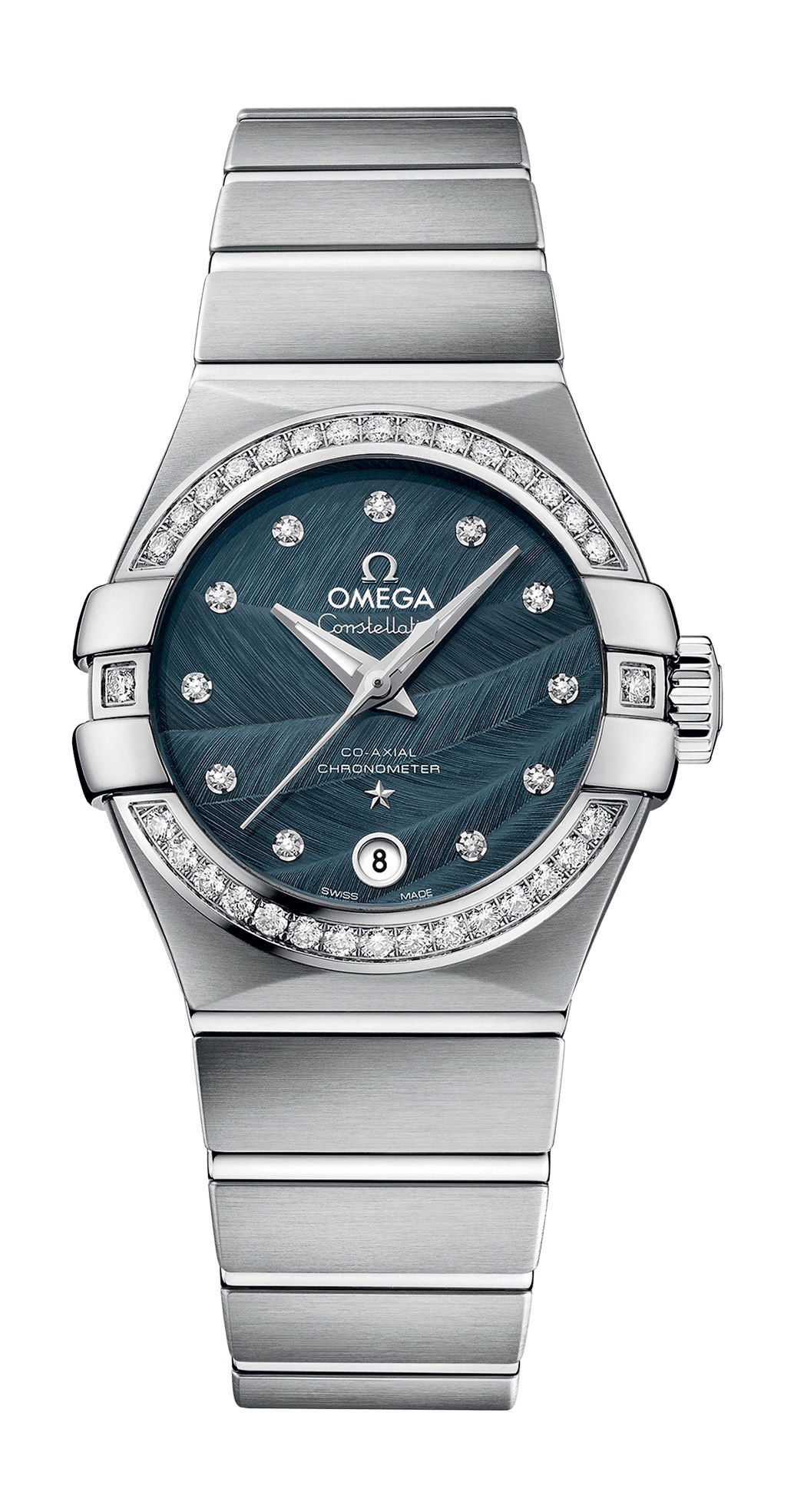 Omega Constellation luxury timepiece - detailed view