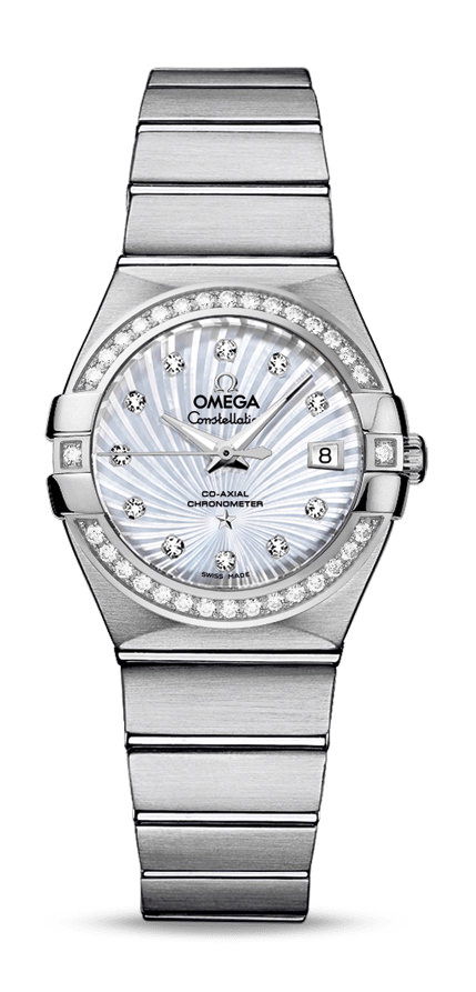 Omega Constellation luxury timepiece - detailed view