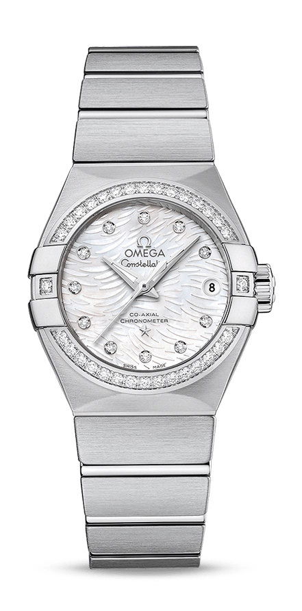 Omega Constellation luxury timepiece - detailed view