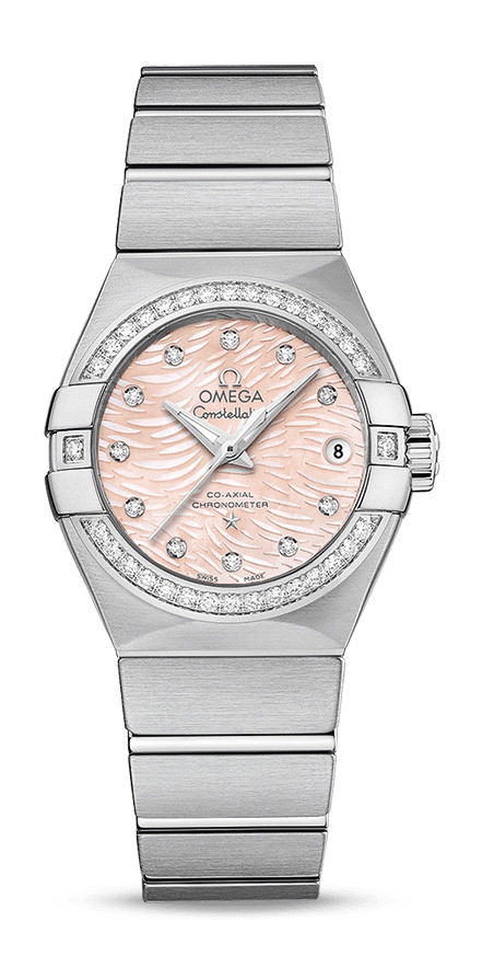 Omega Constellation luxury timepiece - detailed view