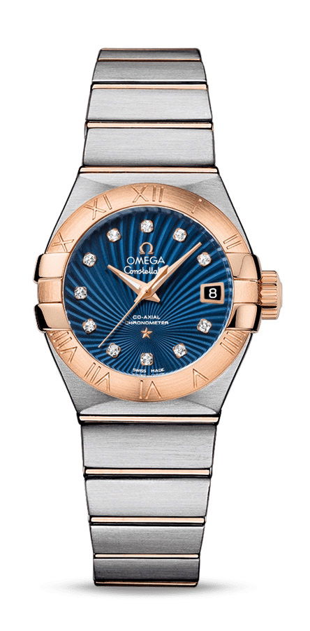 Omega Constellation luxury timepiece - detailed view