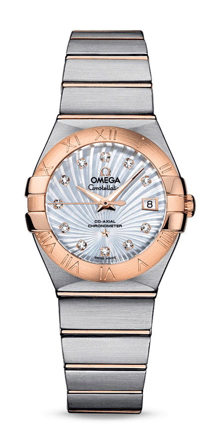 Omega Constellation luxury timepiece - detailed view