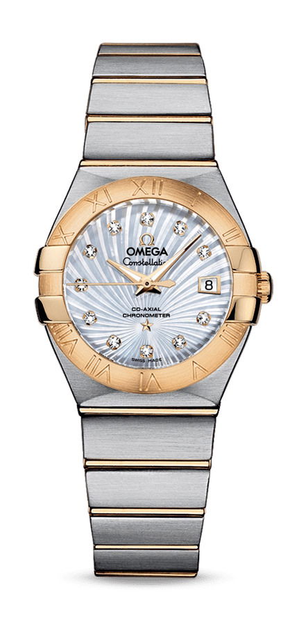 Omega Constellation luxury timepiece - detailed view