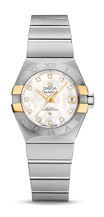 Omega Constellation luxury timepiece - detailed view