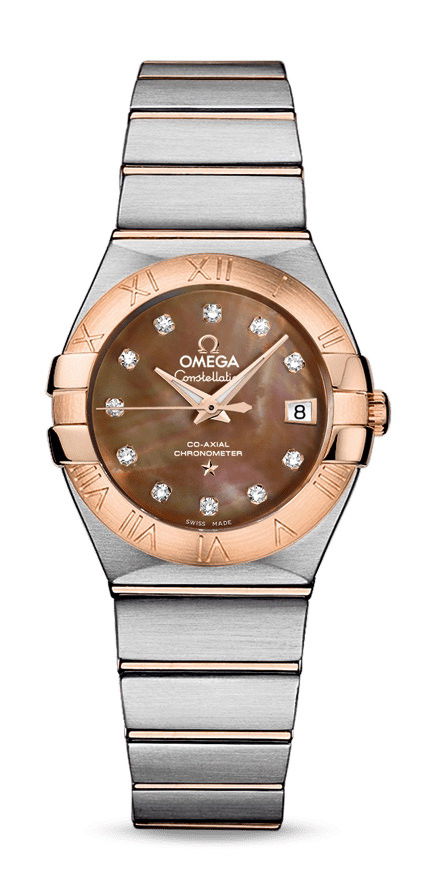 Omega Constellation luxury timepiece - detailed view