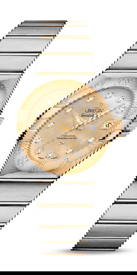Omega Constellation luxury timepiece - detailed view