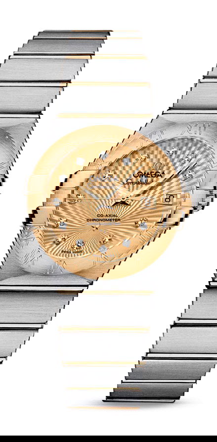 Omega Constellation luxury timepiece - detailed view
