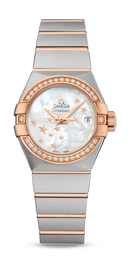 Omega Constellation luxury timepiece - detailed view