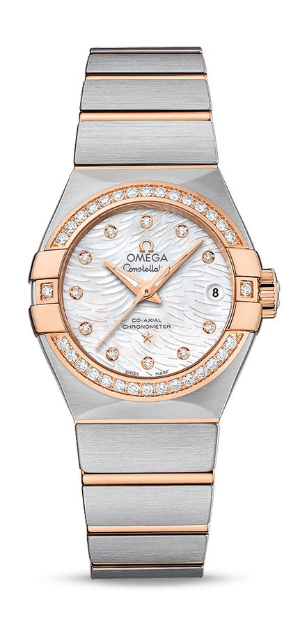Omega Constellation luxury timepiece - detailed view
