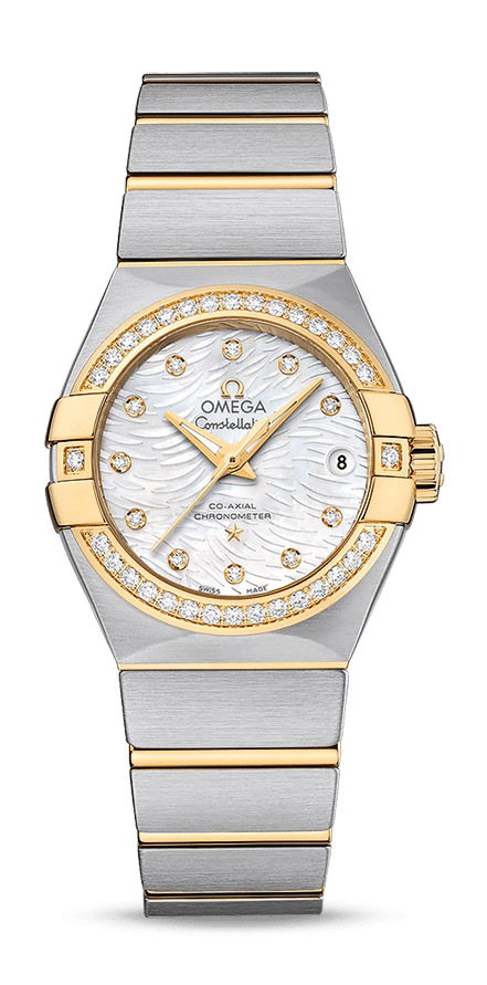 Omega Constellation luxury timepiece - detailed view