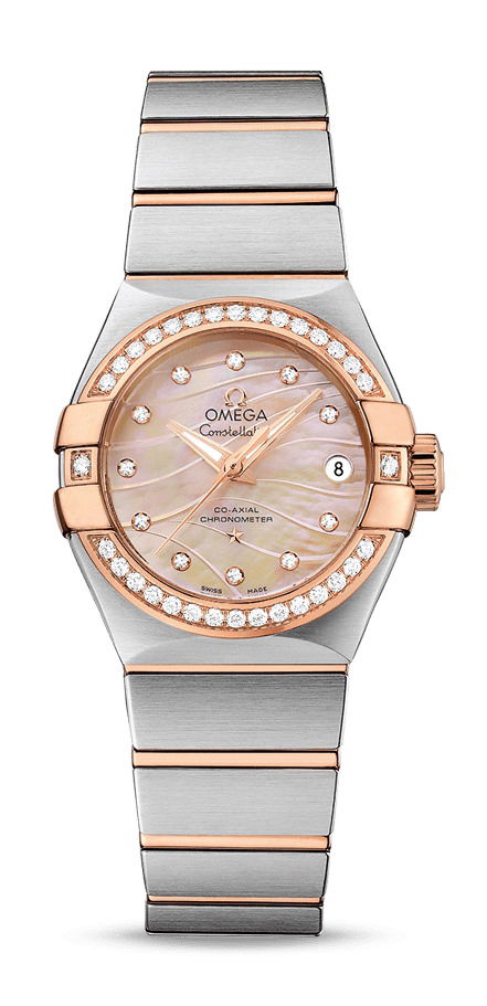 Omega Constellation luxury timepiece - detailed view