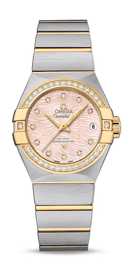 Omega Constellation luxury timepiece - detailed view