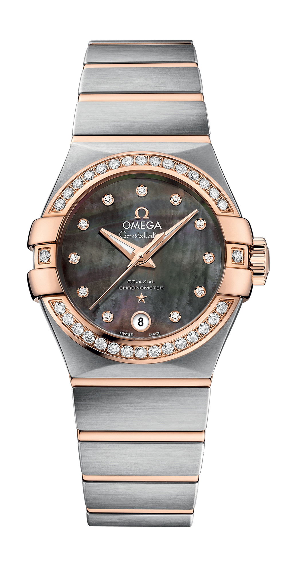 Omega Constellation luxury timepiece - detailed view