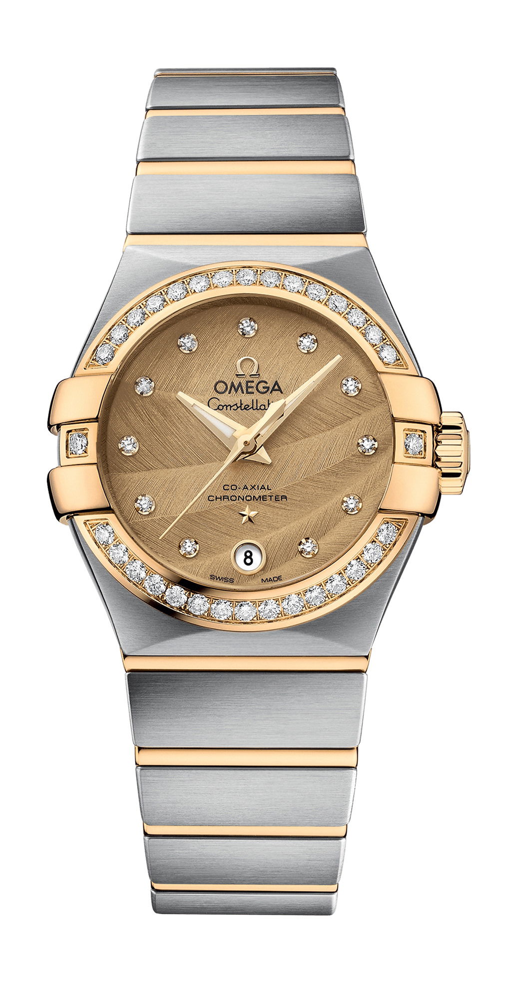 Omega Constellation luxury timepiece - detailed view