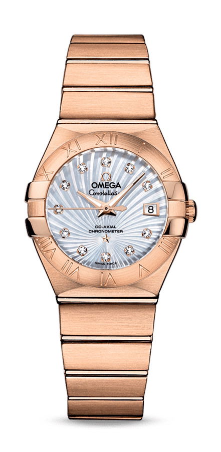 Omega Constellation luxury timepiece - detailed view
