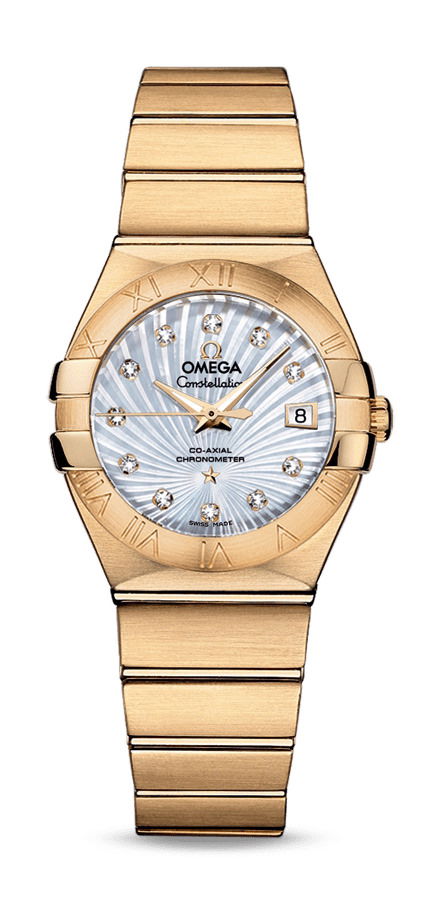 Omega Constellation luxury timepiece - detailed view