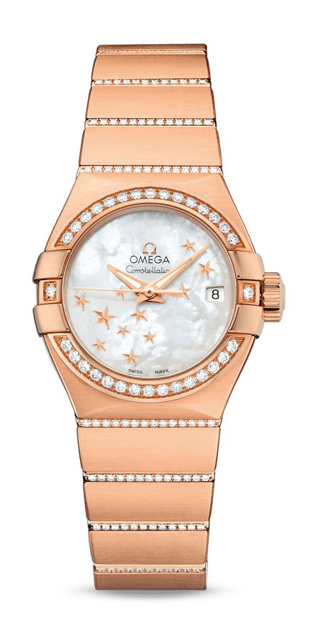 Omega Constellation luxury timepiece - detailed view