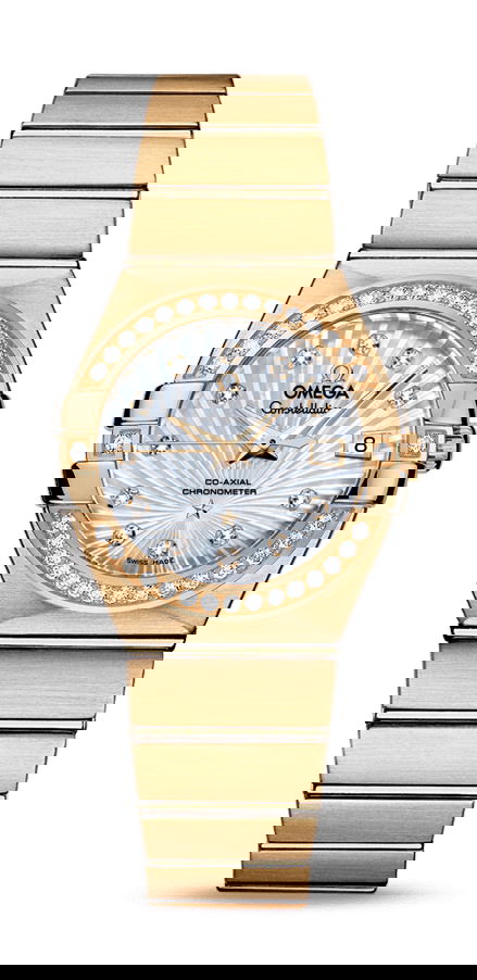 Omega Constellation luxury timepiece - detailed view