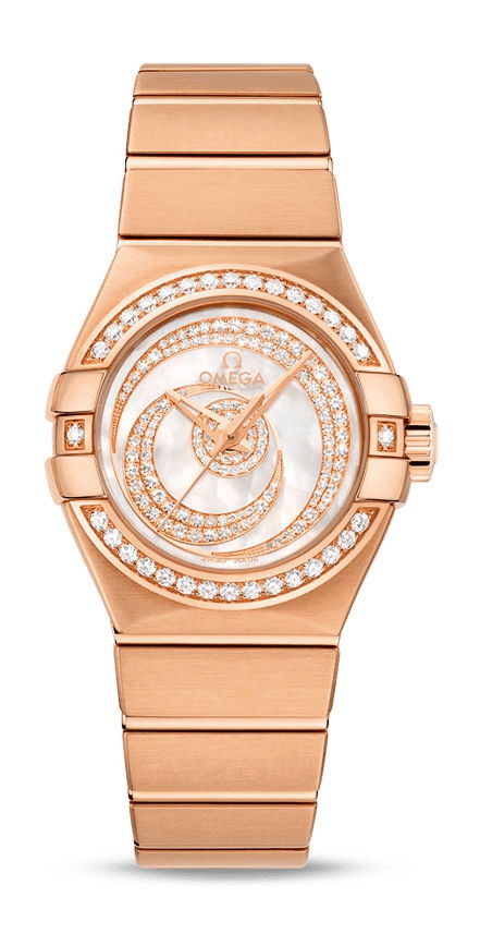 Omega Constellation luxury timepiece - detailed view