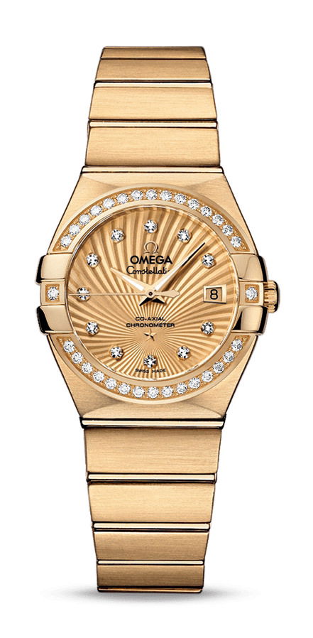 Omega Constellation luxury timepiece - detailed view