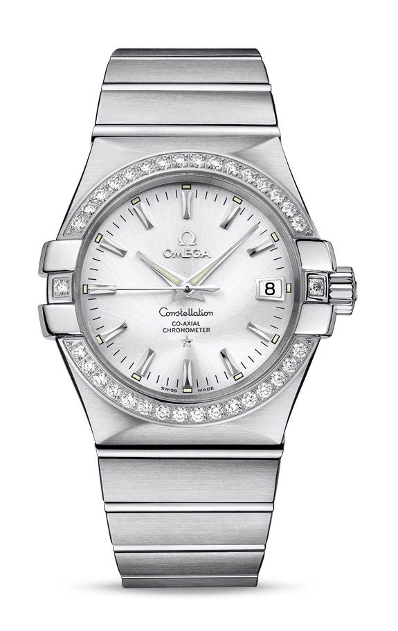 Omega Constellation luxury timepiece - detailed view