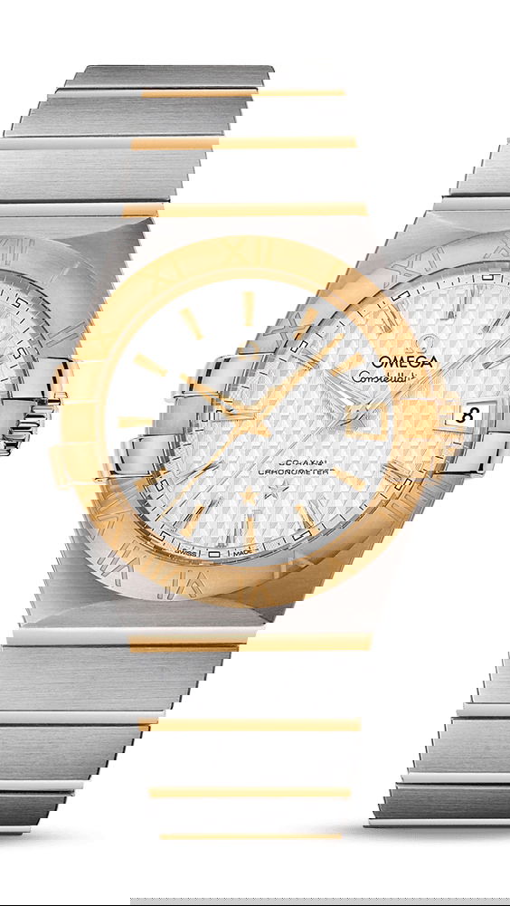Omega Constellation luxury timepiece - detailed view