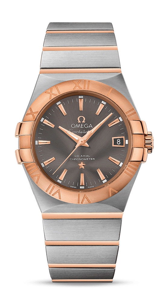 Omega Constellation luxury timepiece - detailed view