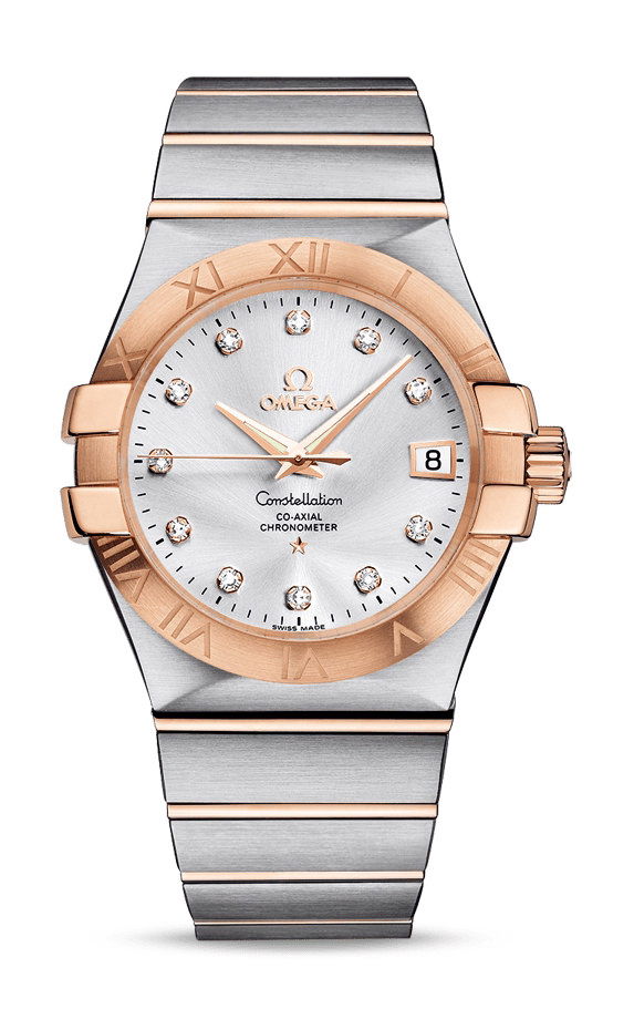 Omega Constellation luxury timepiece - detailed view