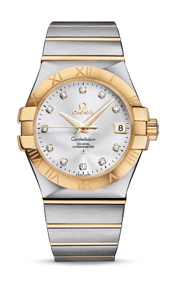 Omega Constellation luxury timepiece - detailed view