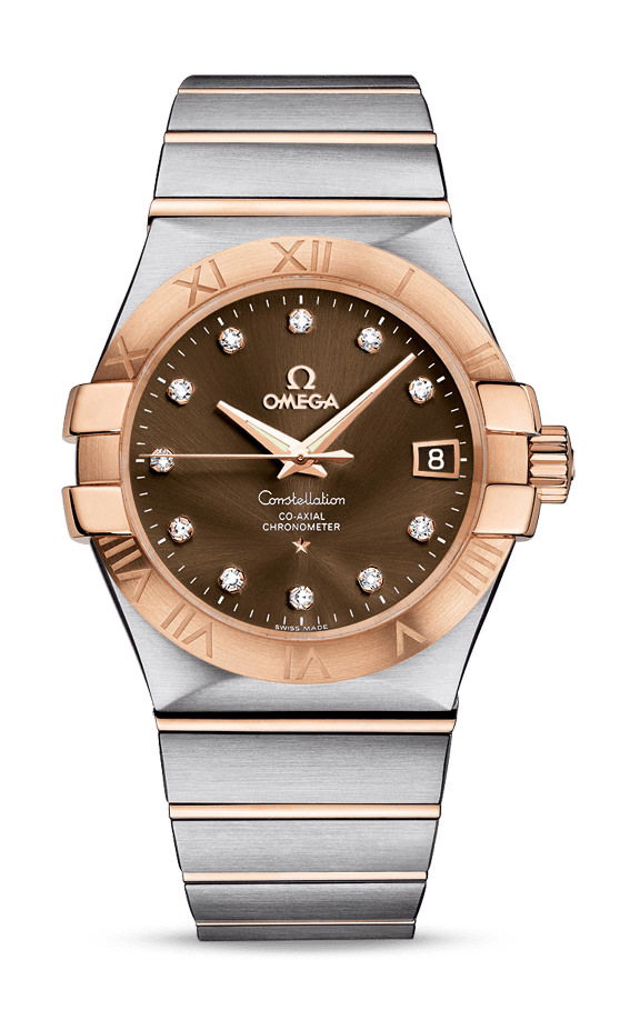 Omega Constellation luxury timepiece - detailed view