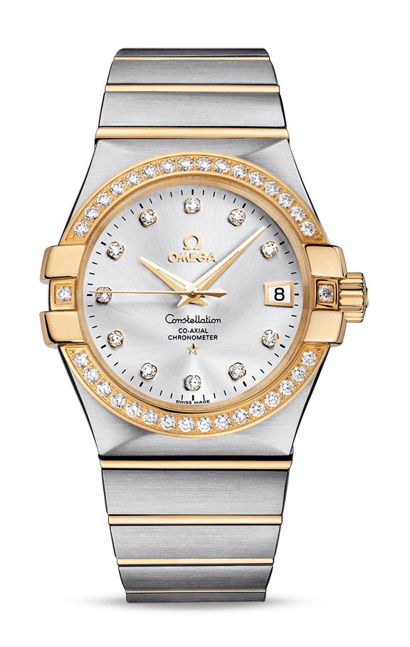 Omega Constellation luxury timepiece - detailed view