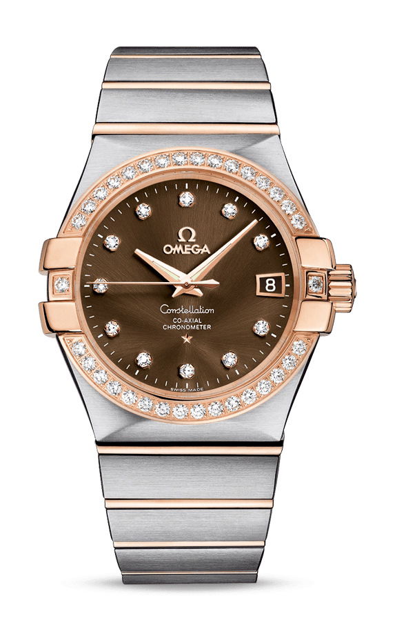 Omega Constellation luxury timepiece - detailed view