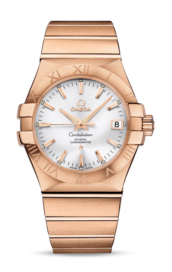 Omega Constellation luxury timepiece - detailed view