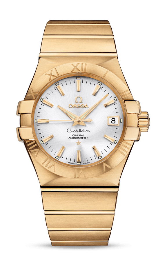 Omega Constellation luxury timepiece - detailed view