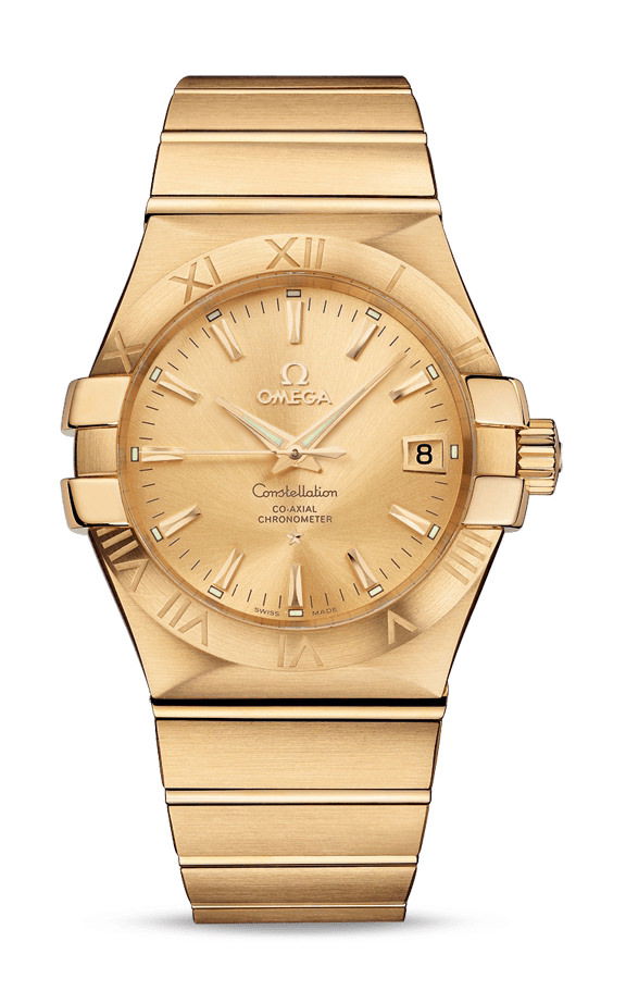 Omega Constellation luxury timepiece - detailed view