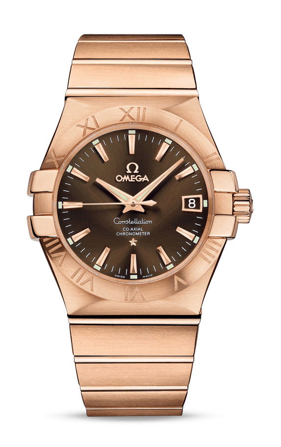 Omega Constellation luxury timepiece - detailed view