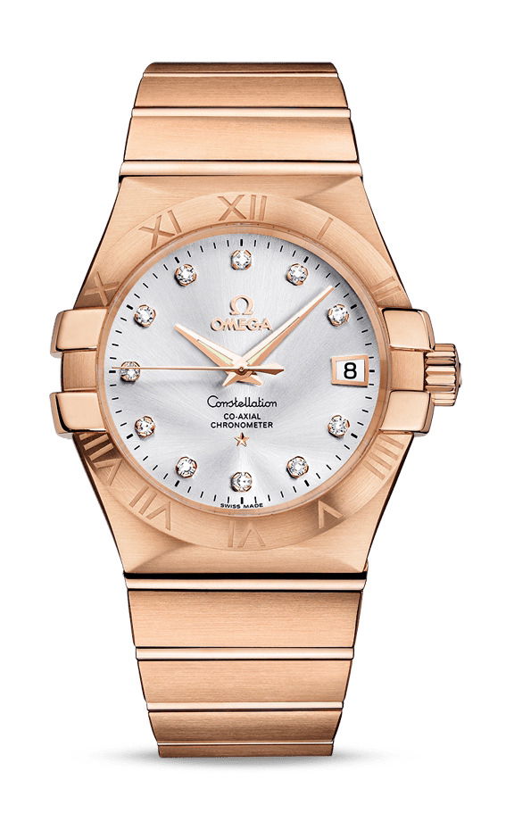 Omega Constellation luxury timepiece - detailed view