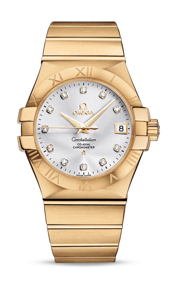Omega Constellation luxury timepiece - detailed view